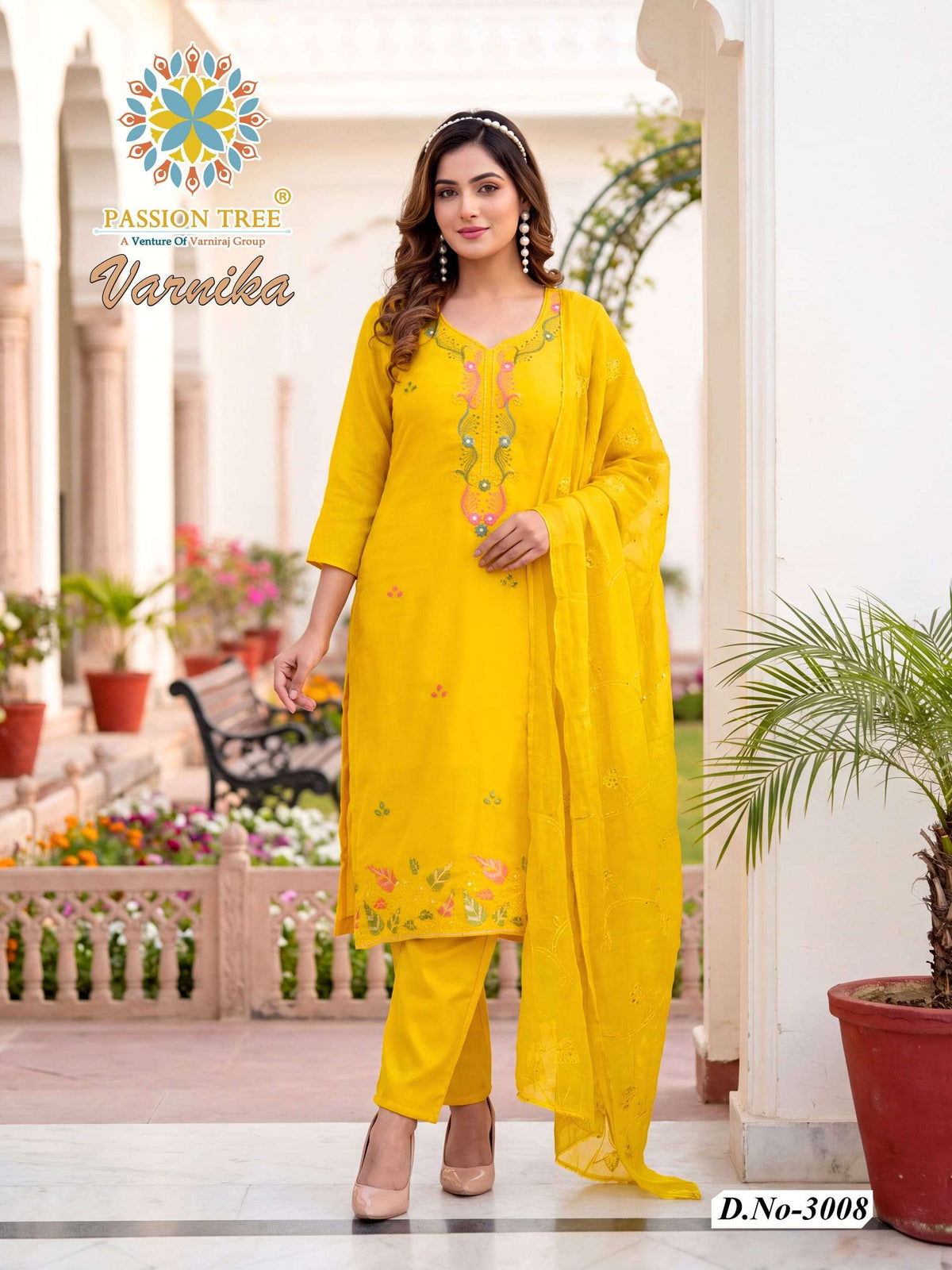 Passion Tree Varnika Vol-3 Roman Silk Stitched Salwar Suit