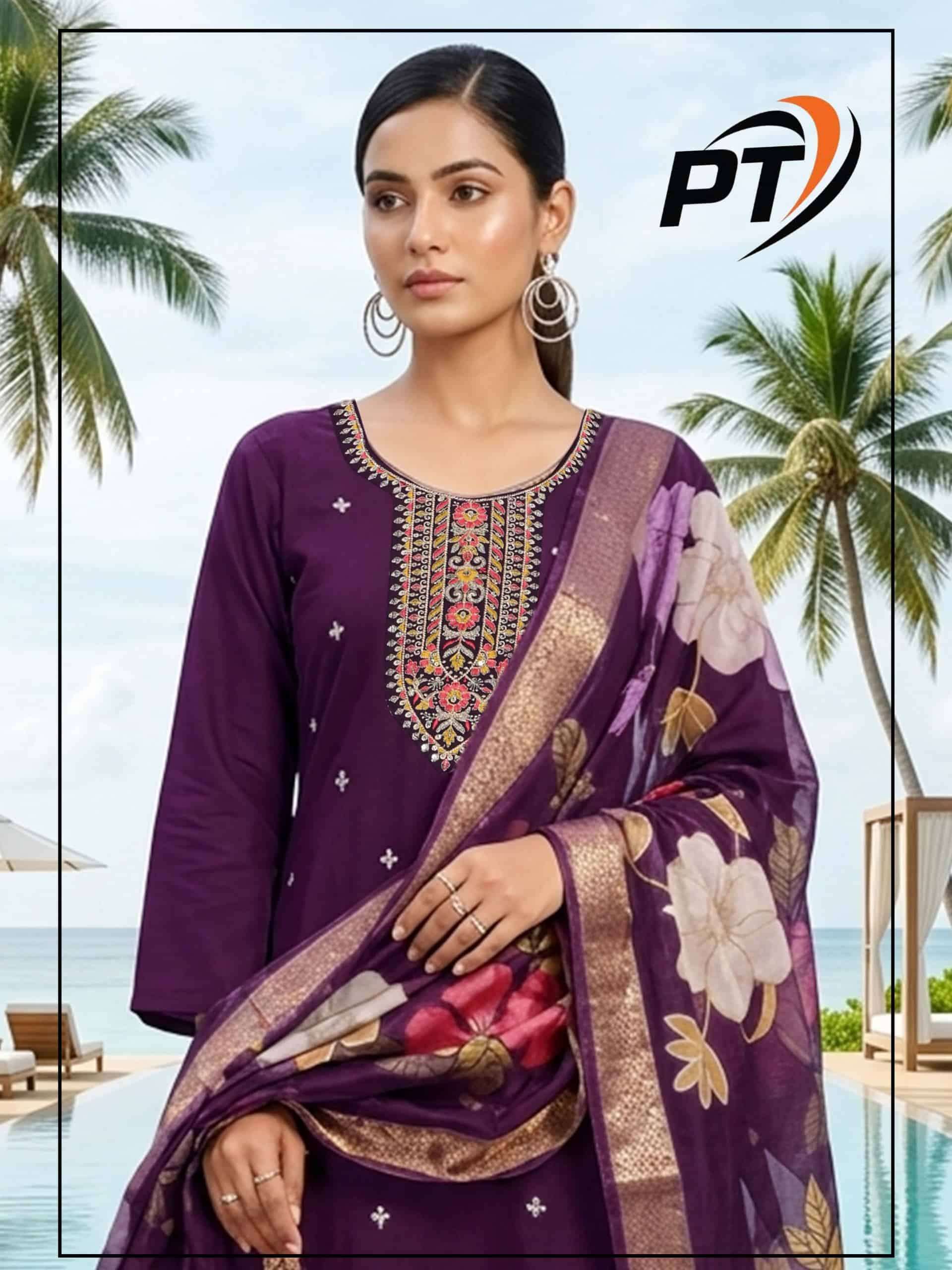Patidar Mills Khushi Vol 12 Roman Silk Salwar Suit Set
