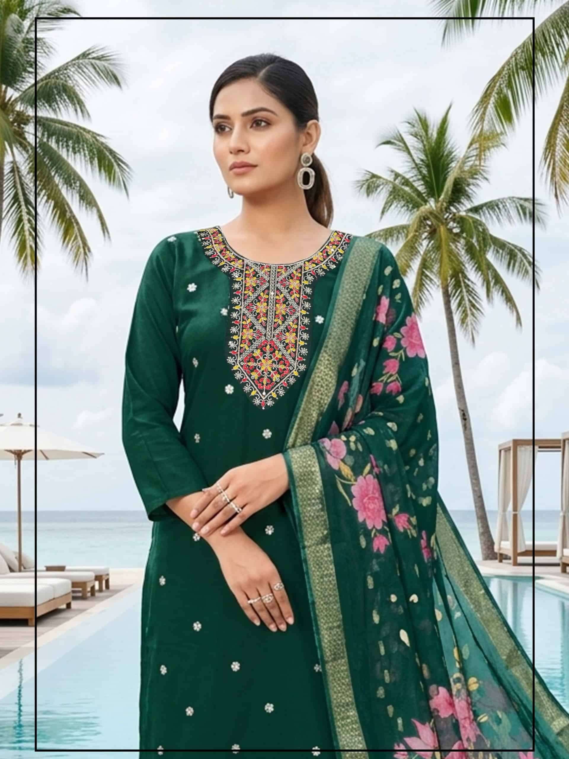 Patidar Mills Khushi Vol 12 Roman Silk Salwar Suit Set