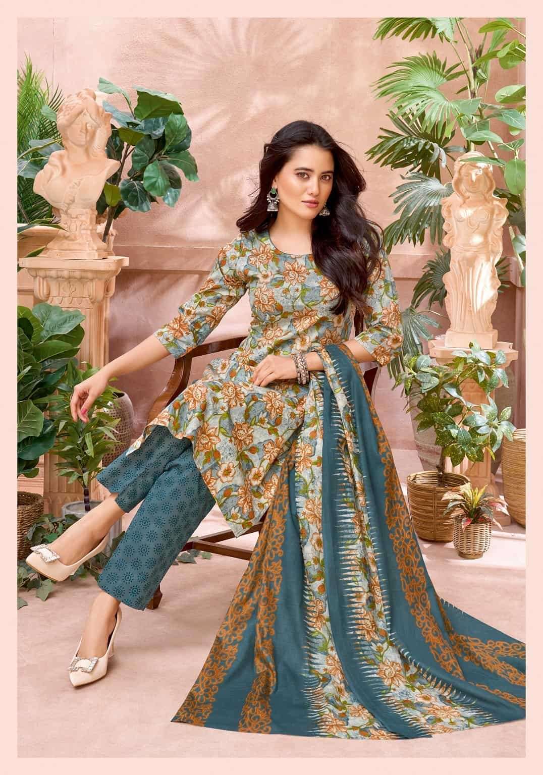 Patidar Mills Mohini Vol 5 Pure Cotton Printed 3 Piece Suit - Amrah Wholesale