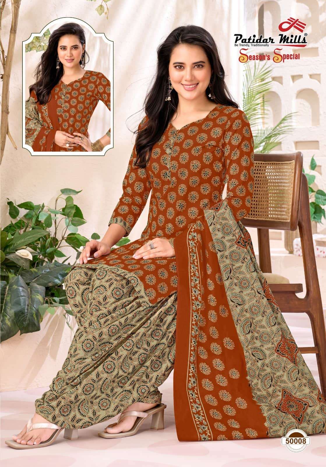 Patidar Mills Seasons Special Vol 50 Pure Cotton Dress Material