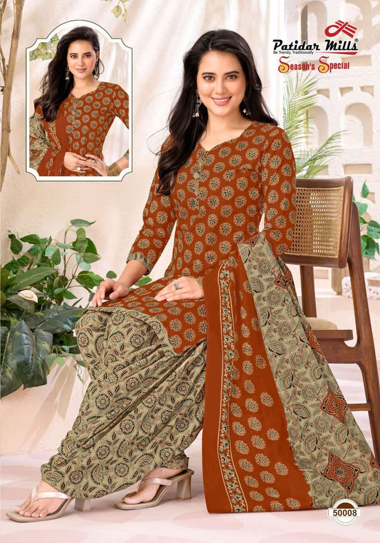 Patidar Mills Seasons Special Vol 50 Pure Cotton Dress Material