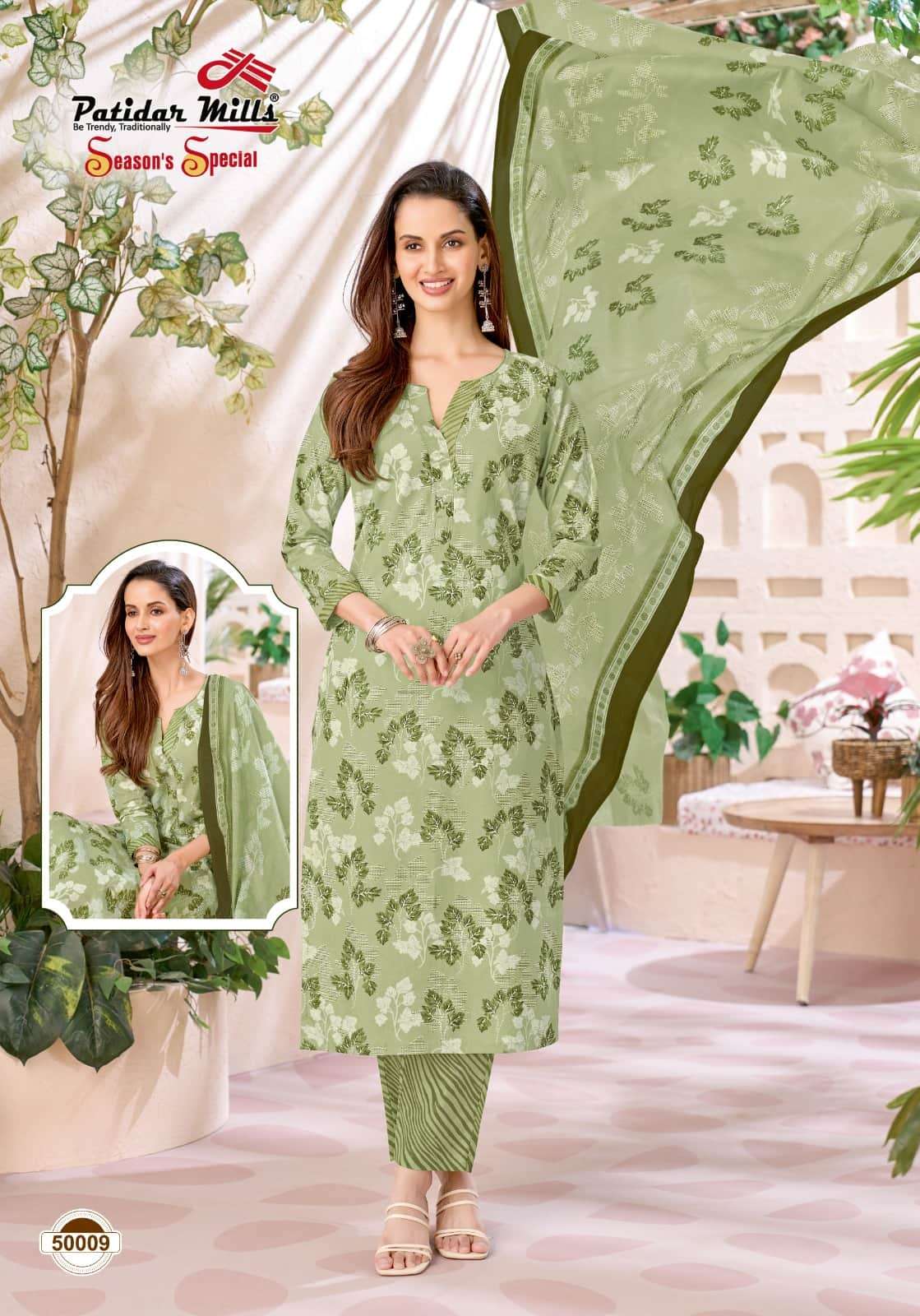 Patidar Mills Seasons Special Vol 50 Pure Cotton Dress Material