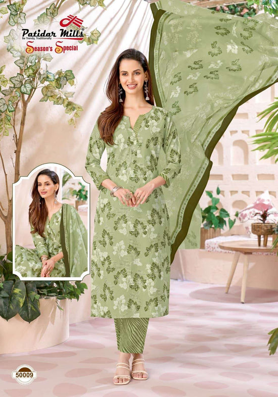 Patidar Mills Seasons Special Vol 50 Pure Cotton Dress Material