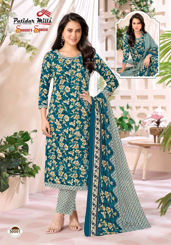 Patidar Mills Seasons Special Vol 50 Pure Cotton Dress Material
