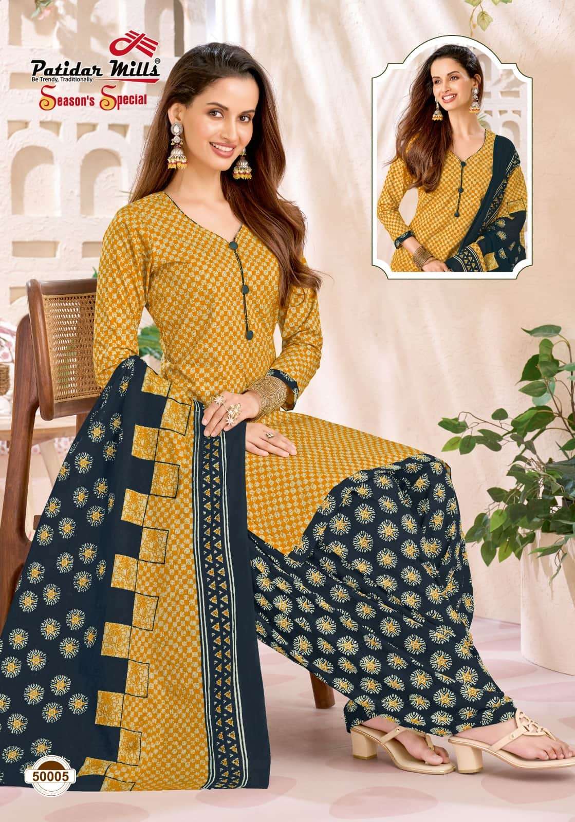 Patidar Mills Seasons Special Vol 50 Pure Cotton Dress Material