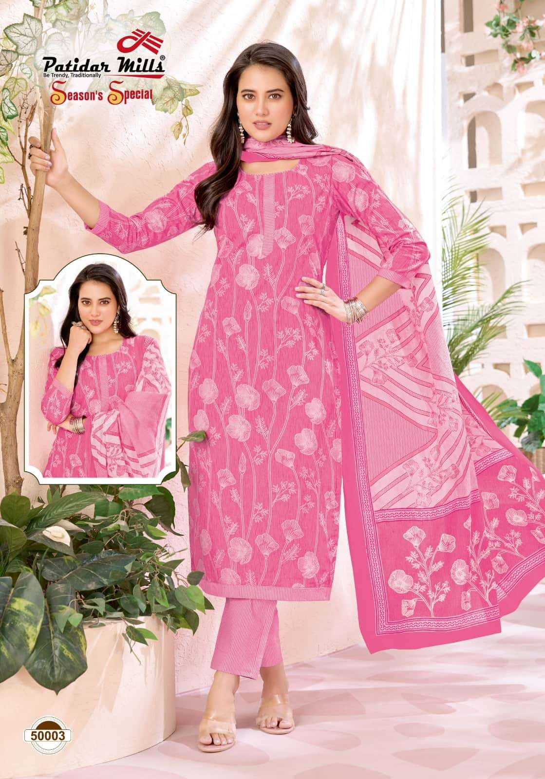 Patidar Mills Seasons Special Vol 50 Pure Cotton Dress Material