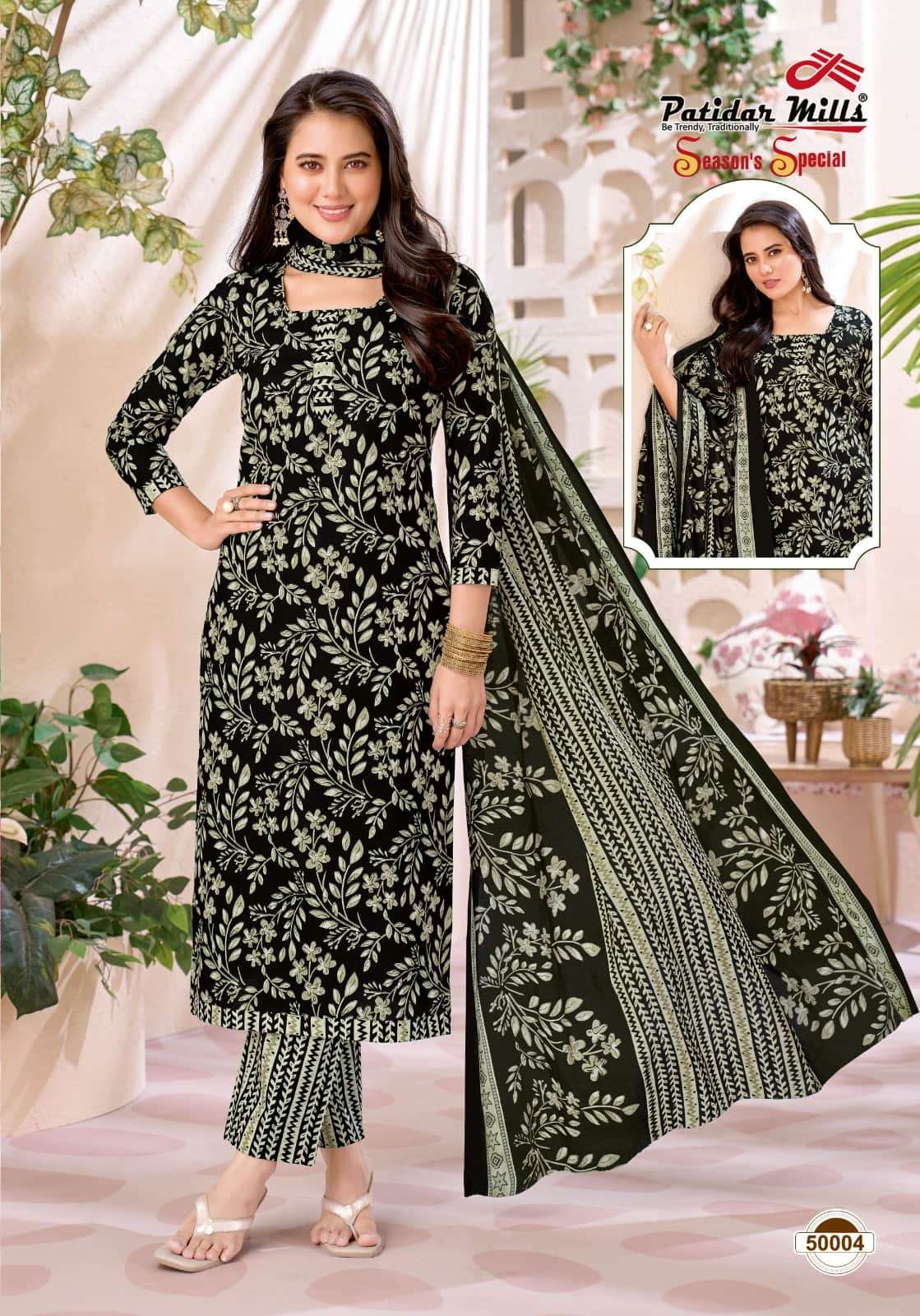 Patidar Mills Seasons Special Vol 50 Pure Cotton Dress Material