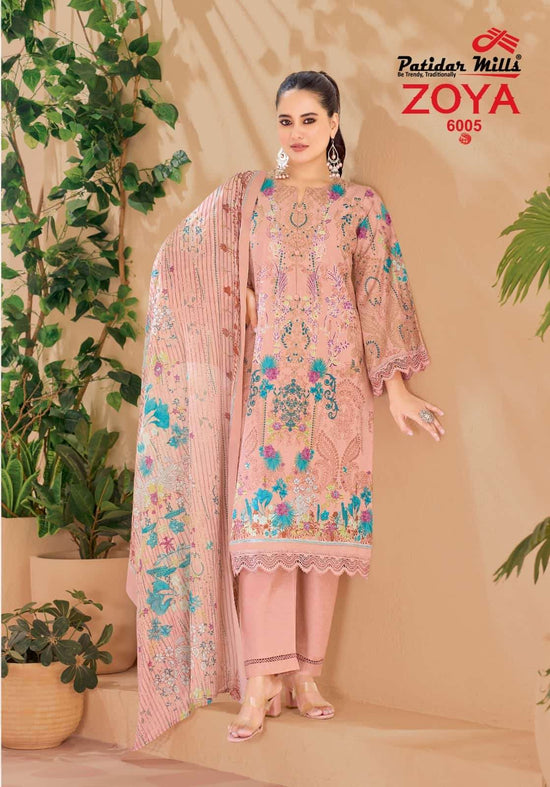 Patidar Mills Zoya Vol 6 Pure Cotton Unstitched Dress Material Wholesale Price