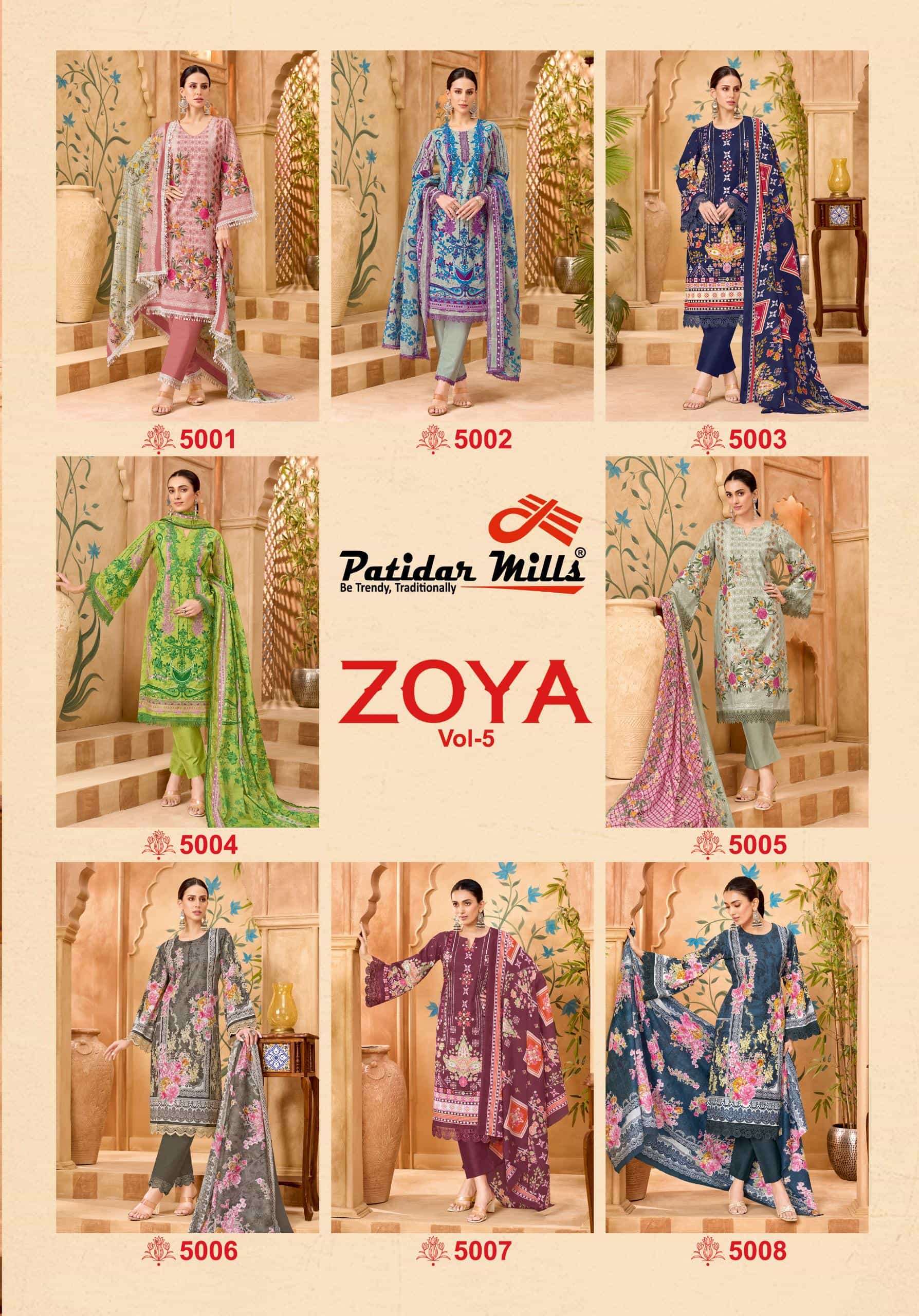 Patidar Zoya Vol - 05 - Amrah Wholesale