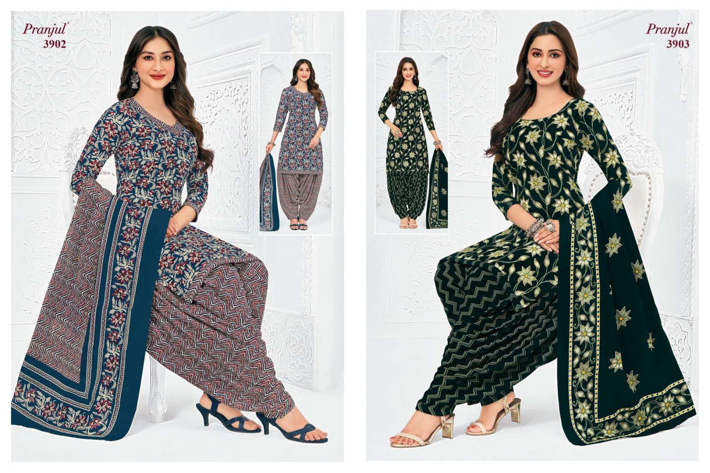 Pranjul Priyanshi Vol 39 Pure Cotton Dress Material Wholesale