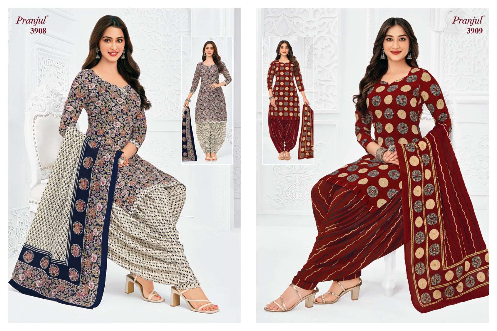 Pranjul Priyanshi Vol 39 Pure Cotton Dress Material Wholesale