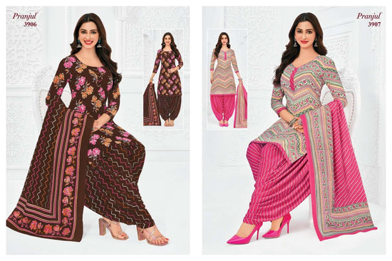 Pranjul Priyanshi Vol 39 Pure Cotton Dress Material Wholesale