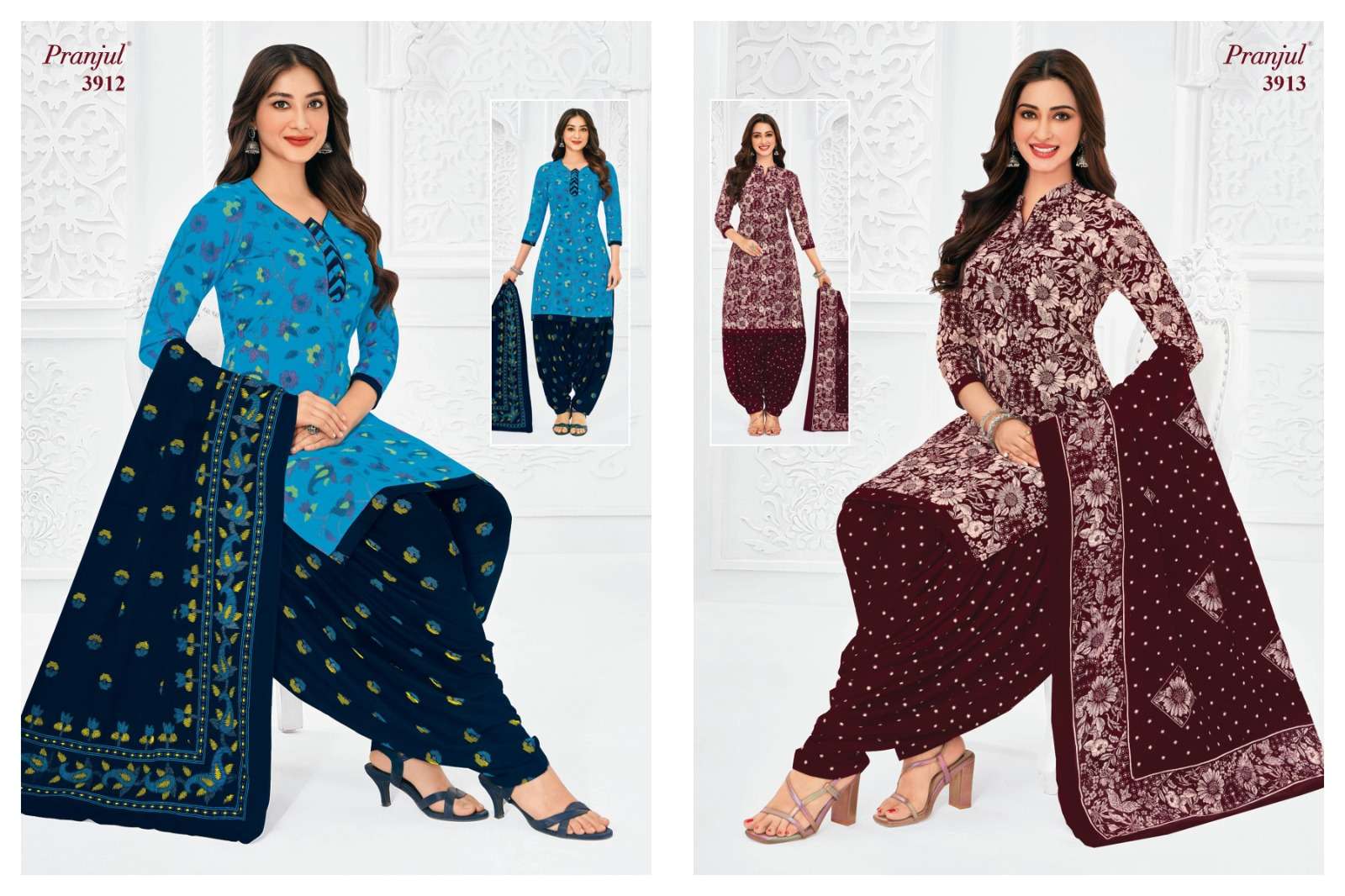 Pranjul Priyanshi Vol 39 Pure Cotton Dress Material Wholesale