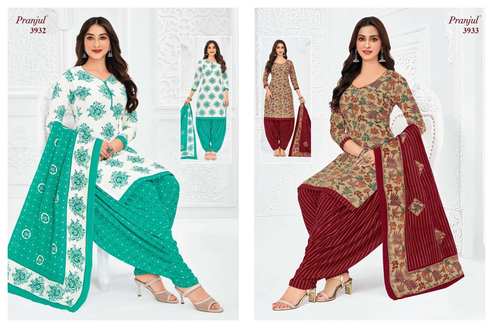 Pranjul Priyanshi Vol 39 Pure Cotton Dress Material Wholesale