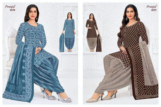 Pranjul Priyanshi Vol-40 Cotton Printed Dress Material