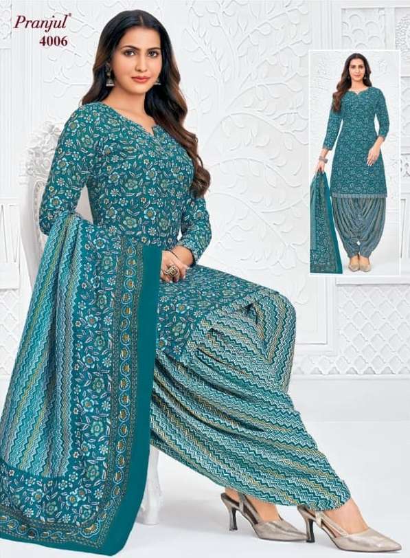 Pranjul Priyanshi Vol-40 Cotton Printed Dress Material