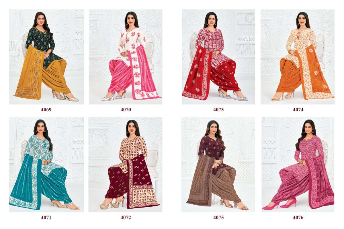 Pranjul Priyanshi Vol-40 Cotton Printed Dress Material
