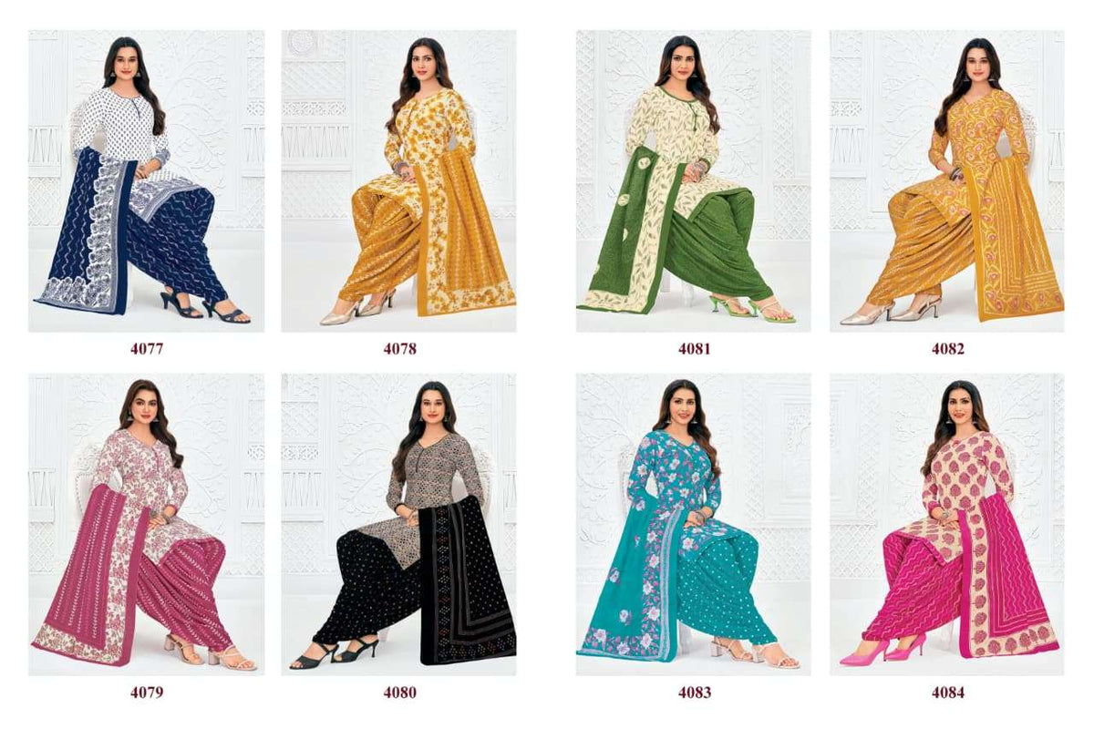 Pranjul Priyanshi Vol-40 Cotton Printed Dress Material