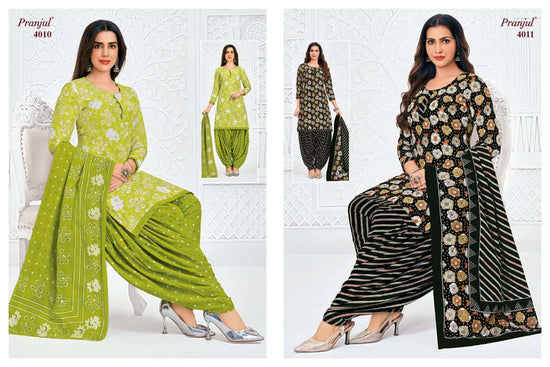 Pranjul Priyanshi Vol-40 Cotton Printed Dress Material