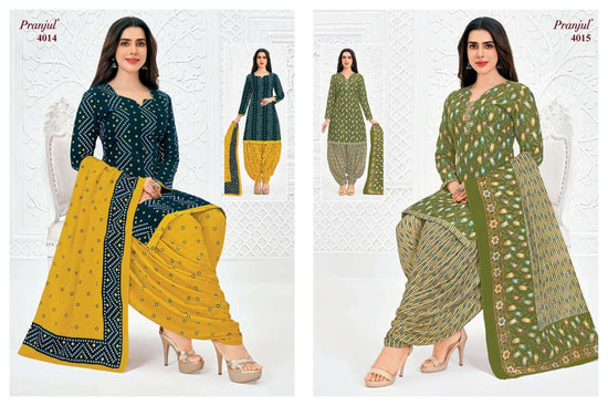 Pranjul Priyanshi Vol-40 Cotton Printed Dress Material