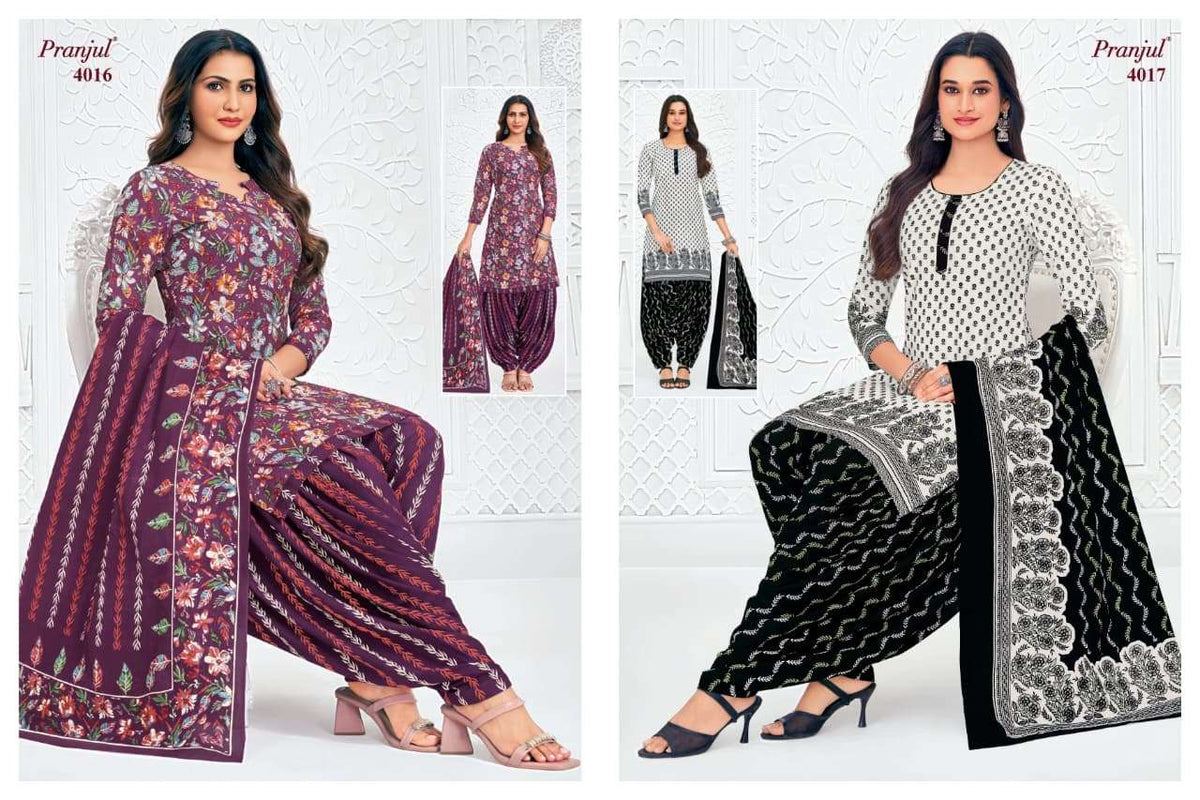 Pranjul Priyanshi Vol-40 Cotton Printed Dress Material