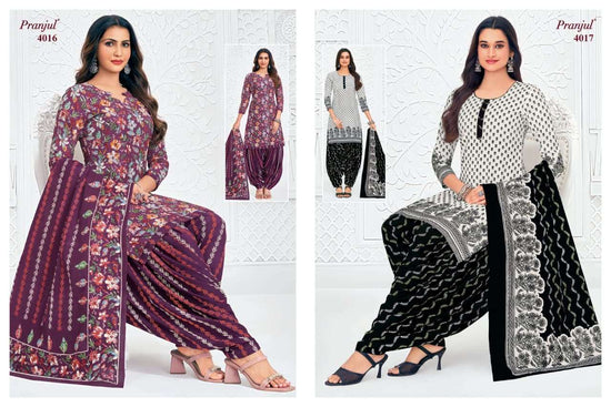 Pranjul Priyanshi Vol-40 Cotton Printed Dress Material