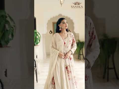 Sanika Fashion Jagmag 2001 To 2003 Chinon Silk Salwar Suit Set