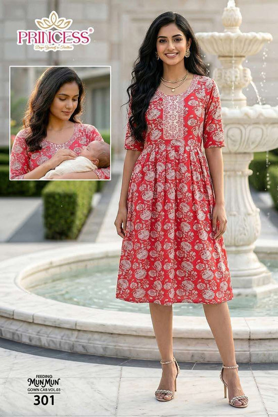 Princess Mun Mun Rayon Printed Kurti