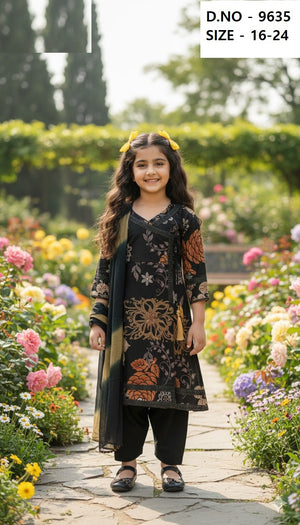 Printed Pant Set 9635