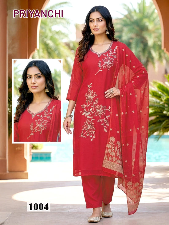 Priyanchi D No 1001 To 06 - Amrah Wholesale
