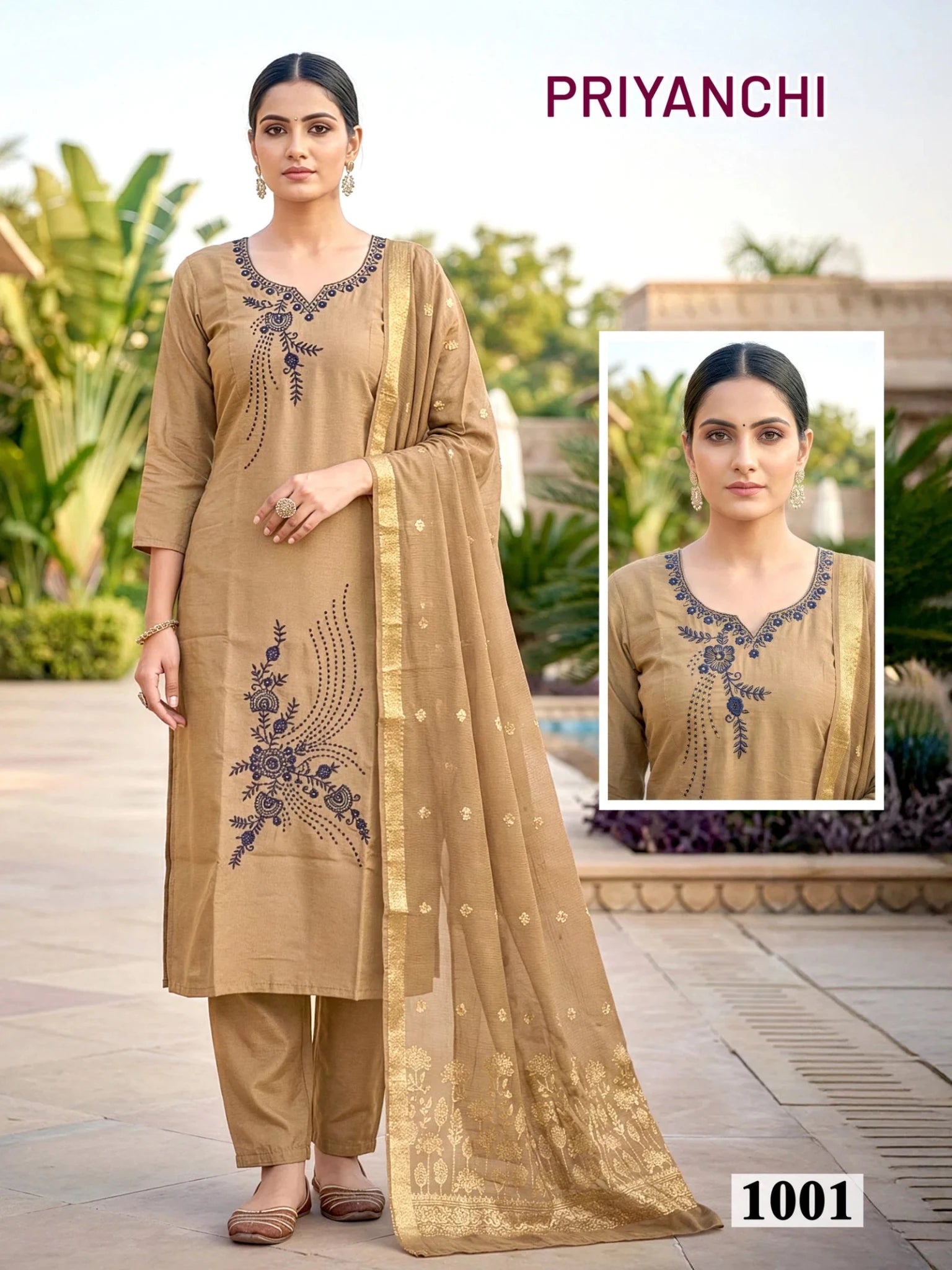 Priyanchi D No 1001 To 06 - Amrah Wholesale