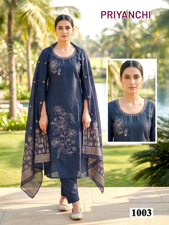 Priyanchi D No 1001 To 06 - Amrah Wholesale