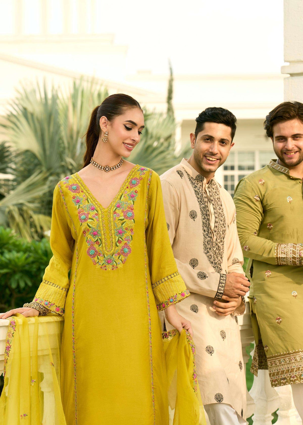 PRM India Khayaal Mull Chanderi Salwar Suit Set - Amrah Wholesale