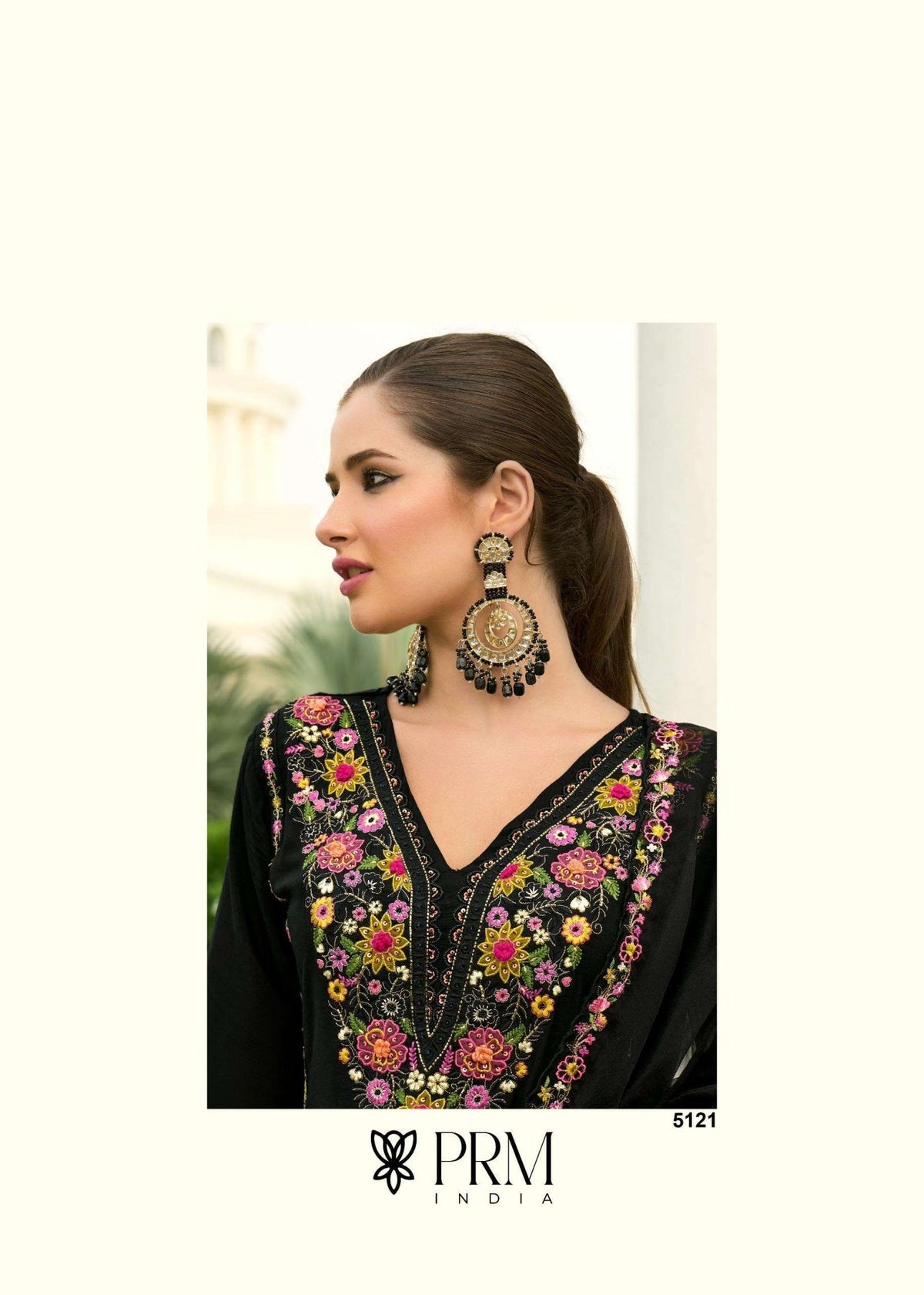 PRM India Khayaal Mull Chanderi Salwar Suit Set - Amrah Wholesale