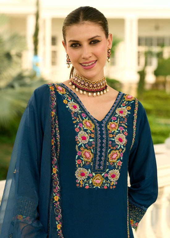 PRM India Khayaal Mull Chanderi Salwar Suit Set - Amrah Wholesale