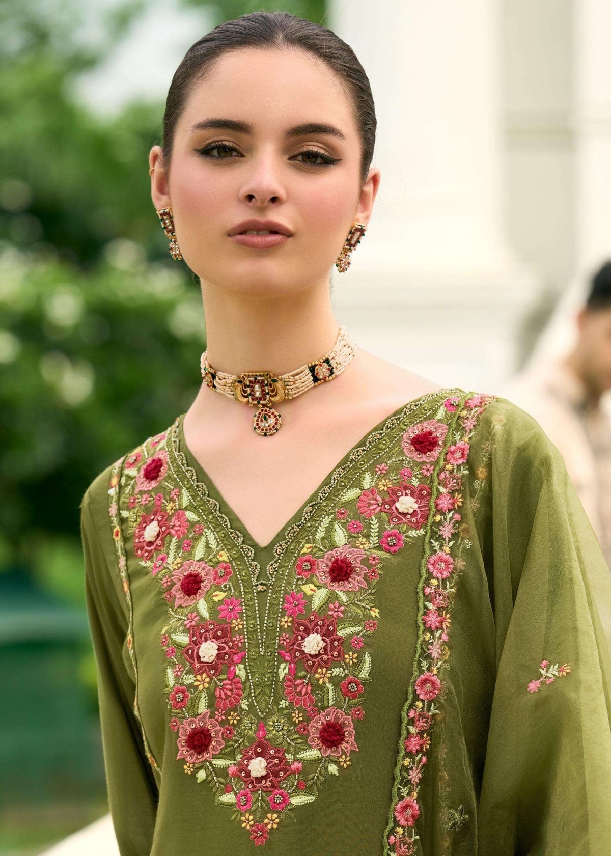 PRM India Khayaal Mull Chanderi Salwar Suit Set - Amrah Wholesale