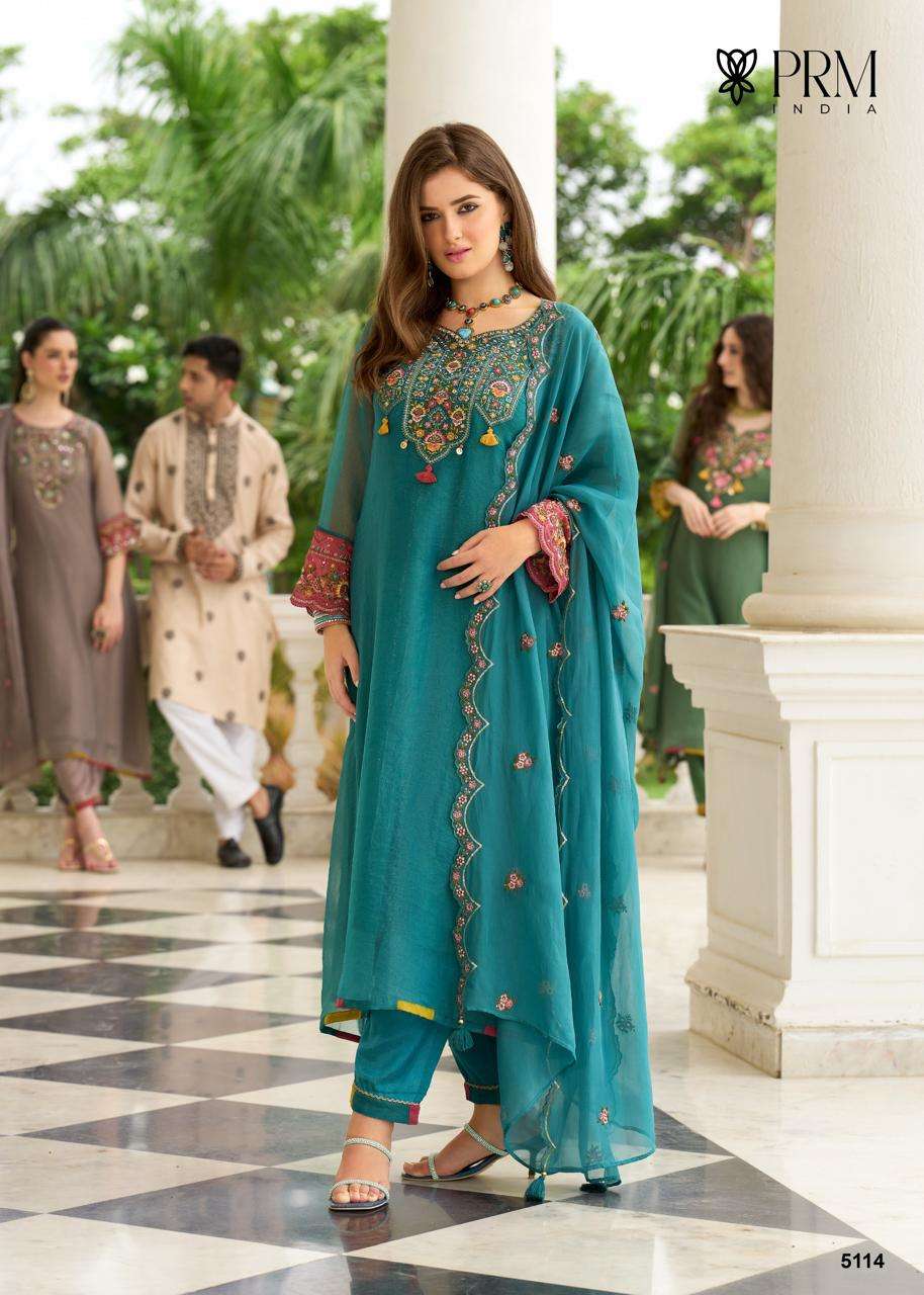 PRM India Leana Salwar Suit Set Wholesale Catalogue - Amrah Wholesale