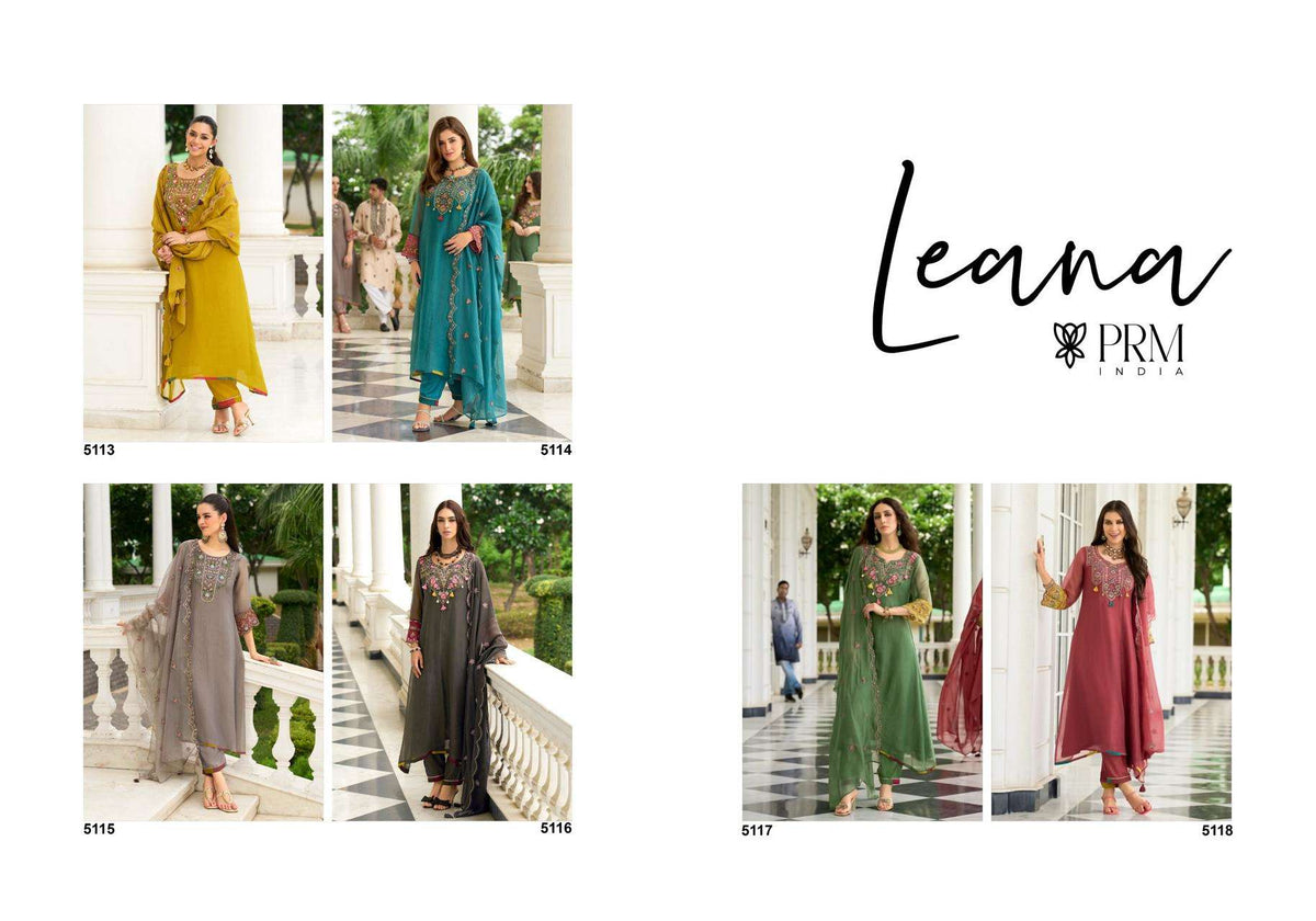 PRM India Leana Salwar Suit Set Wholesale Catalogue - Amrah Wholesale