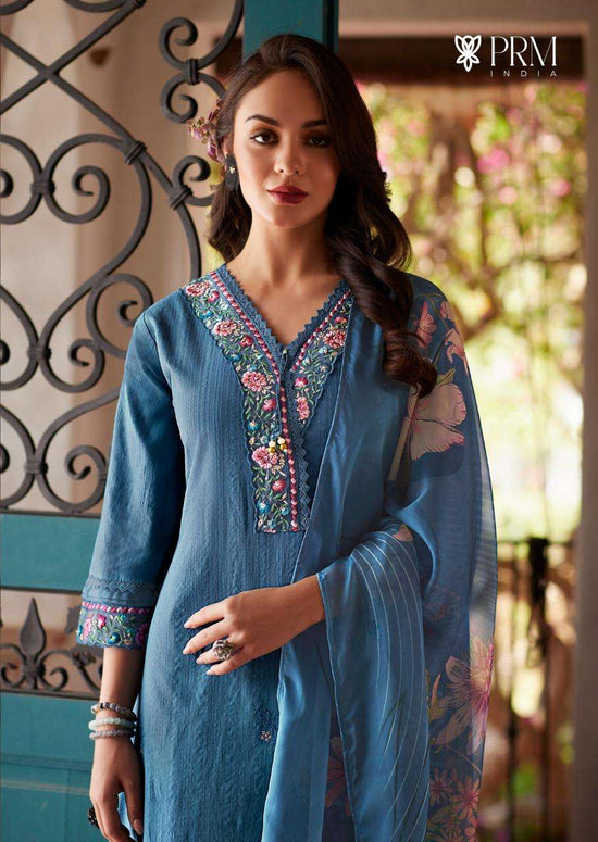 Prm India Viviyana Kurti Pant Dupatta Set Wholesale Catalogue - Amrah Wholesale