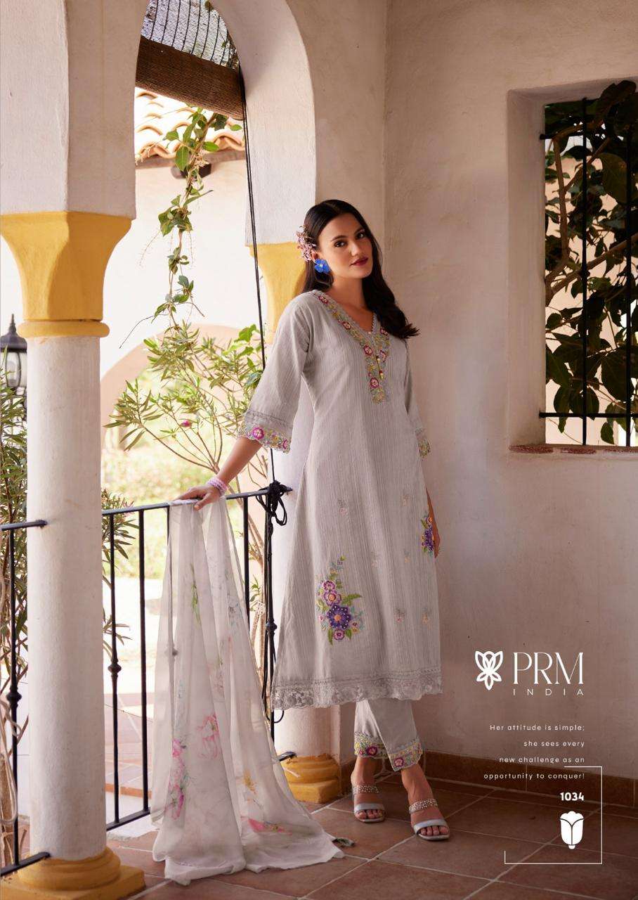 Prm India Viviyana Kurti Pant Dupatta Set Wholesale Catalogue - Amrah Wholesale