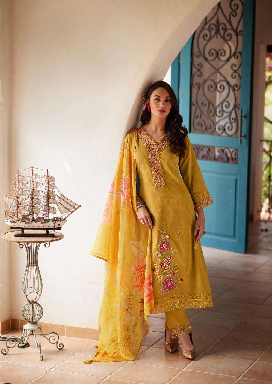 Prm India Viviyana Kurti Pant Dupatta Set Wholesale Catalogue - Amrah Wholesale