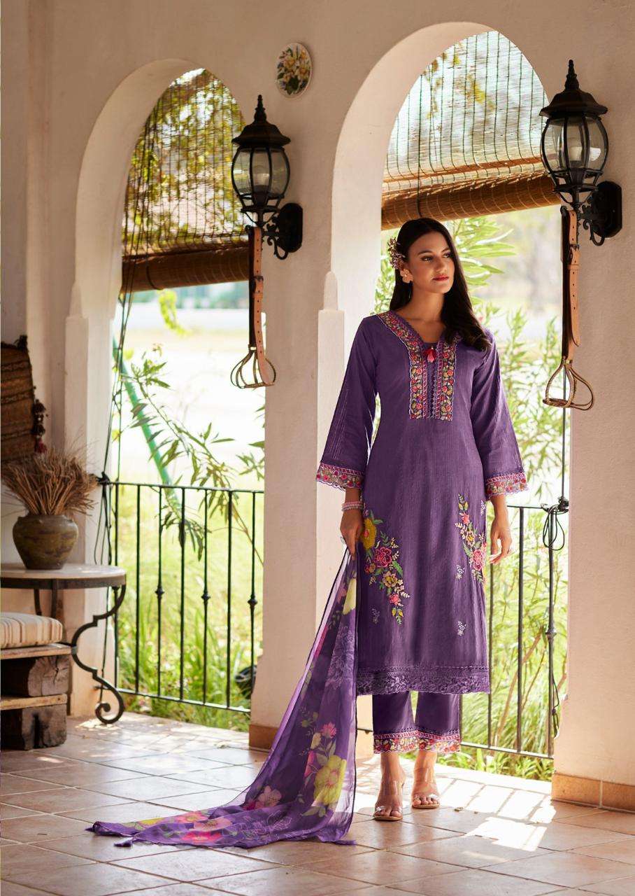 Prm India Viviyana Kurti Pant Dupatta Set Wholesale Catalogue - Amrah Wholesale