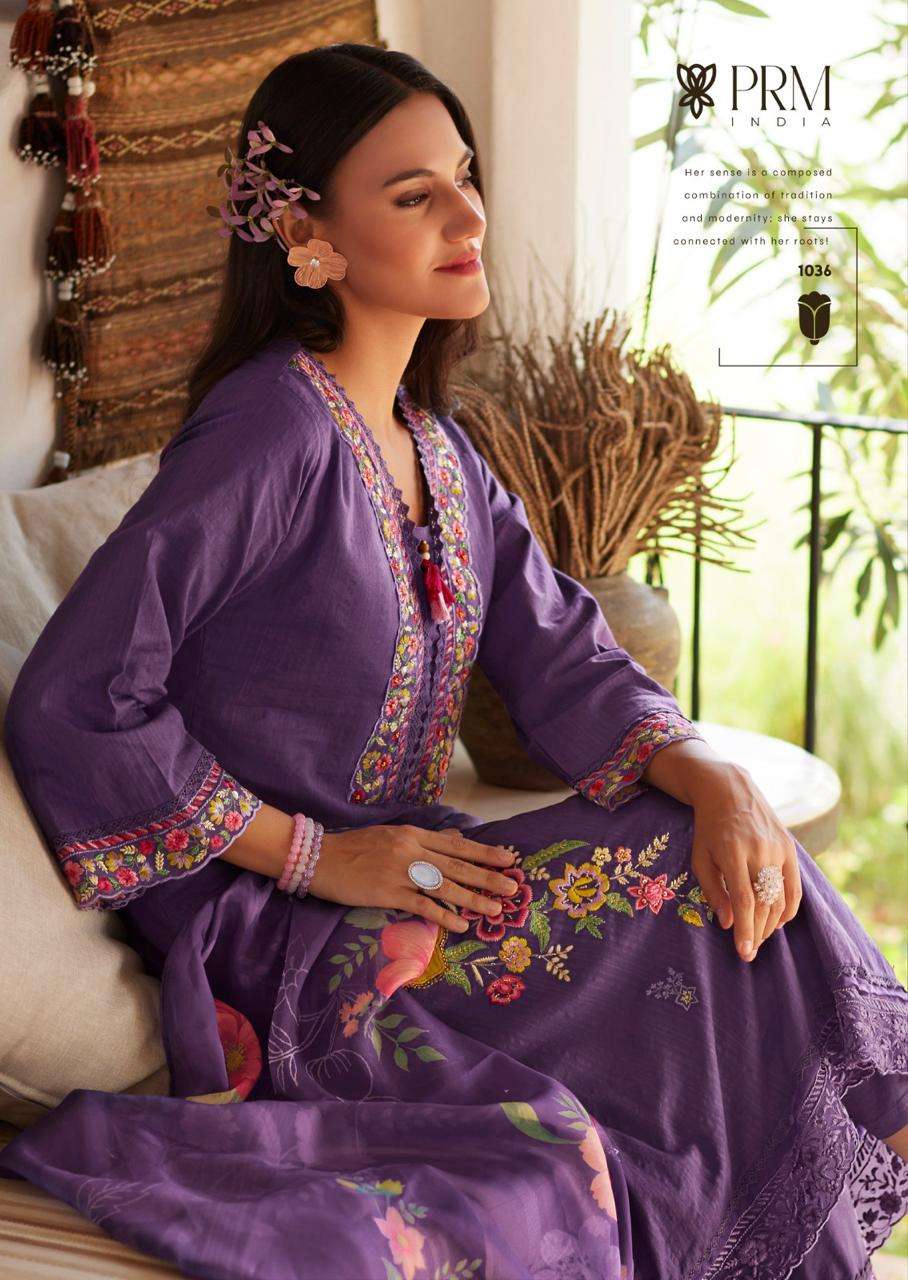 Prm India Viviyana Kurti Pant Dupatta Set Wholesale Catalogue - Amrah Wholesale