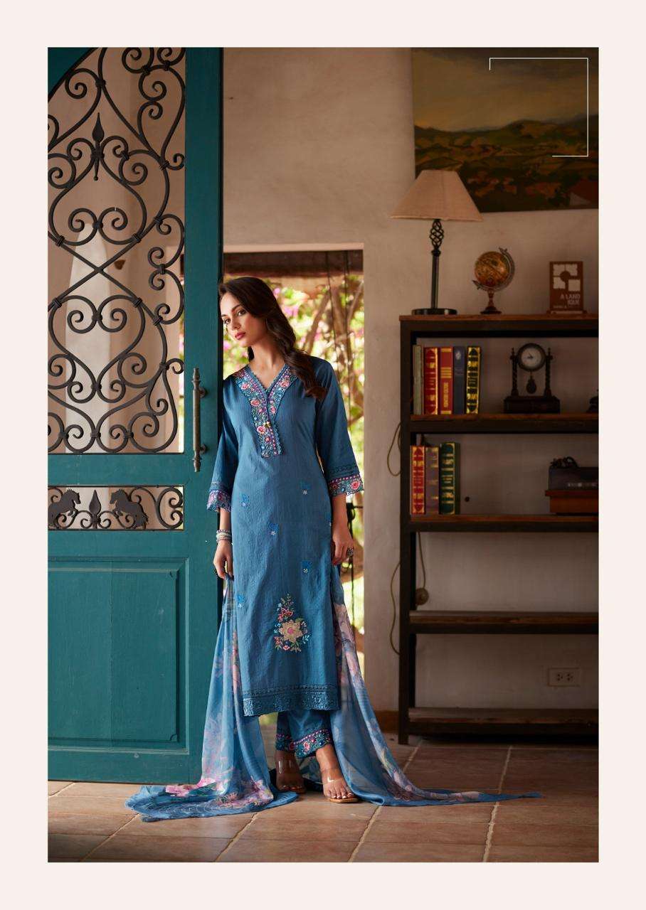 Prm India Viviyana Kurti Pant Dupatta Set Wholesale Catalogue - Amrah Wholesale