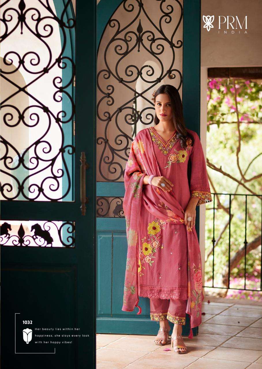 Prm India Viviyana Kurti Pant Dupatta Set Wholesale Catalogue - Amrah Wholesale