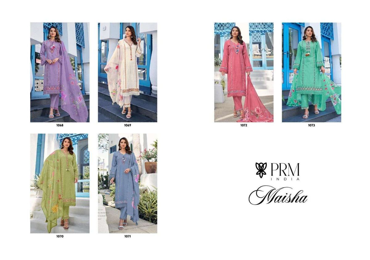 PRM India Maisha Cotton Salwar Suit Set - Amrah Wholesale