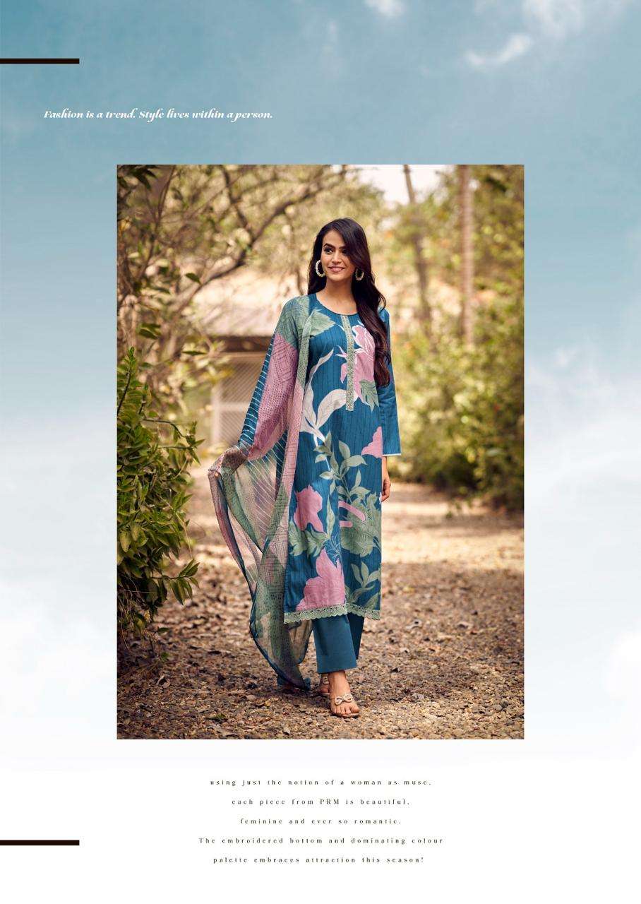 PRM Trends Brisca Lawn Cotton Dress Material - Amrah Wholesale
