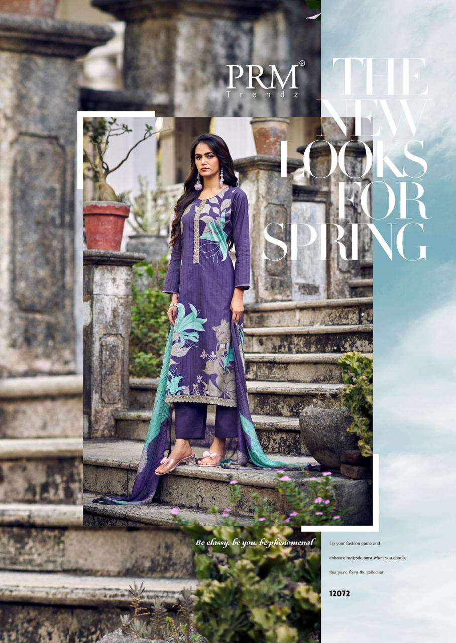 PRM Trends Brisca Lawn Cotton Dress Material - Amrah Wholesale