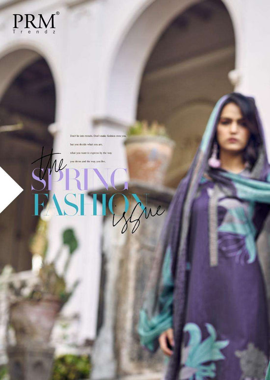 PRM Trends Brisca Lawn Cotton Dress Material - Amrah Wholesale